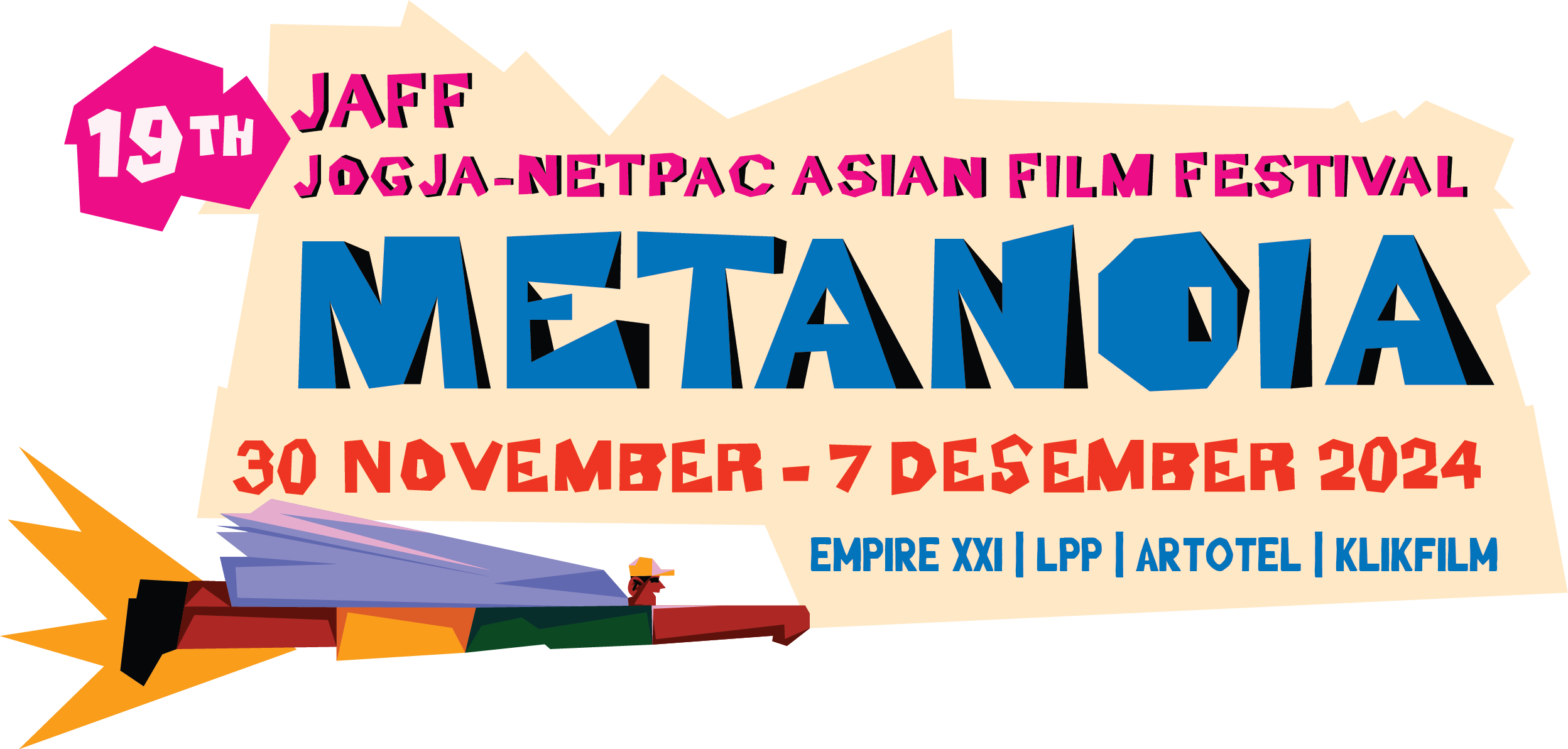 19th JAFF | Jogja-Netpac Asian Film Festival 2024 | METANOIA | 30 November - 07 Desember 2024